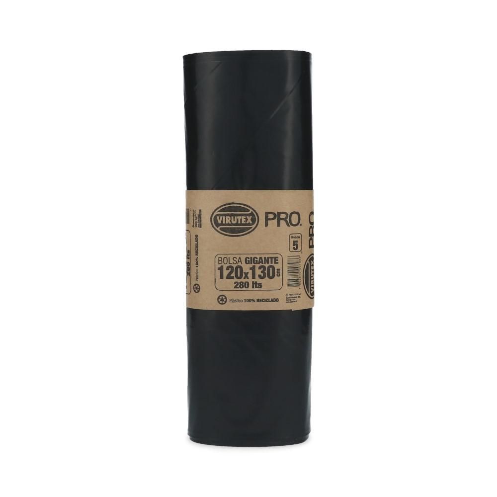 Bolsa Basura Negra Rollo 120 X 130 cm 5 Un