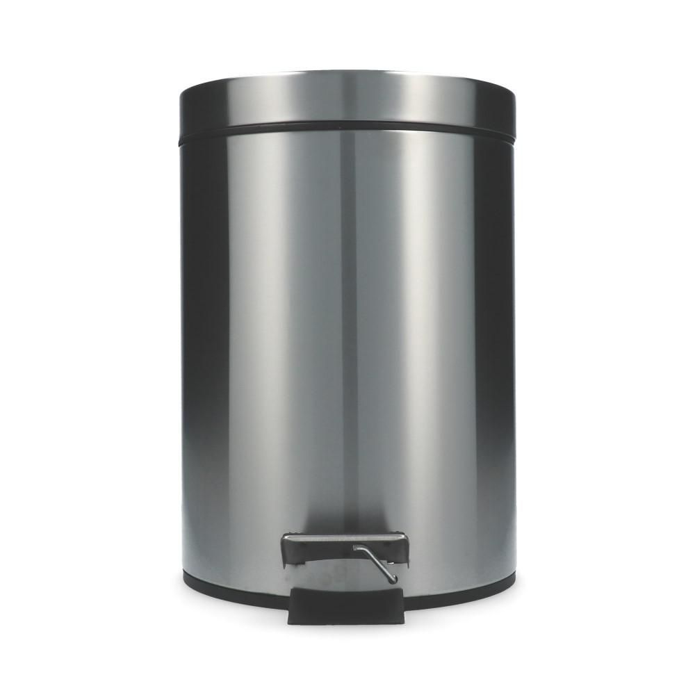 Basurero Acero Inoxidable Pedal 8 Lt