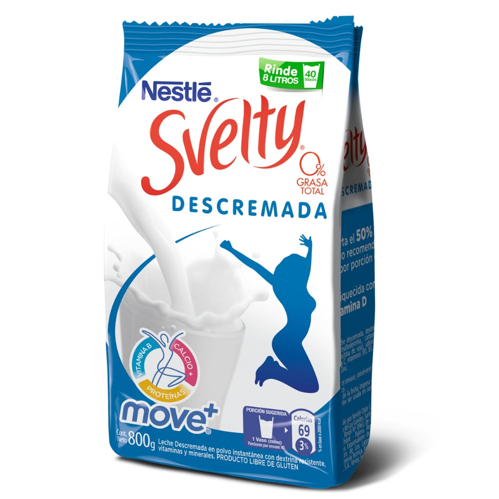 Leche En Polvo Descremada Bolsa 800 Gr