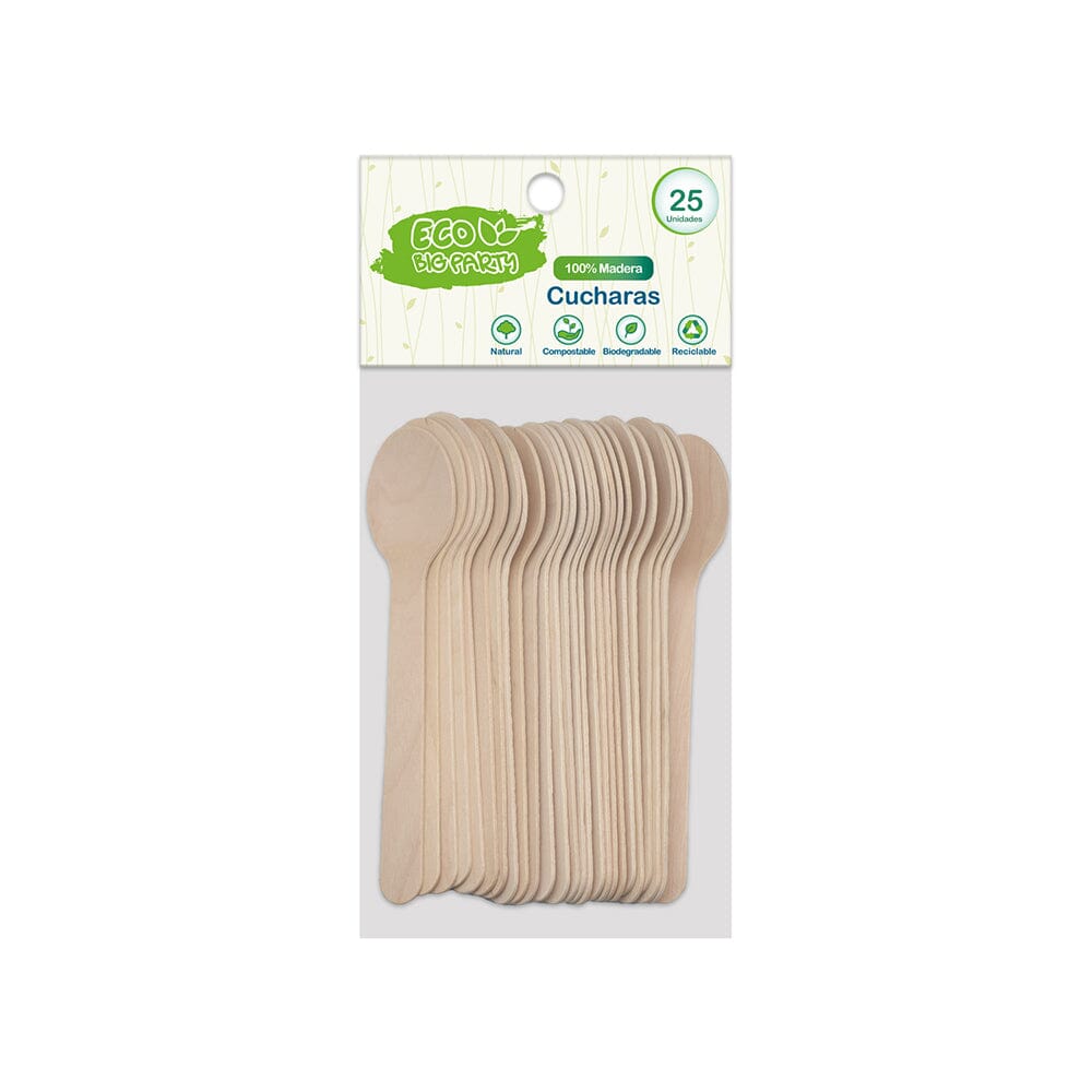 Cuchara Madera 25 Un