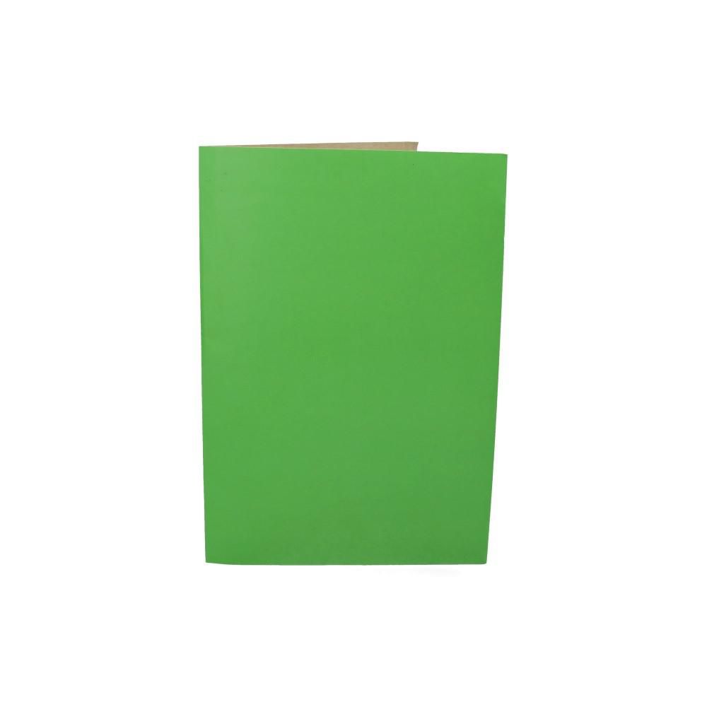 Carpeta Cartulina Pigmentada Oficio Verde Claro Opaco Con Pestaña