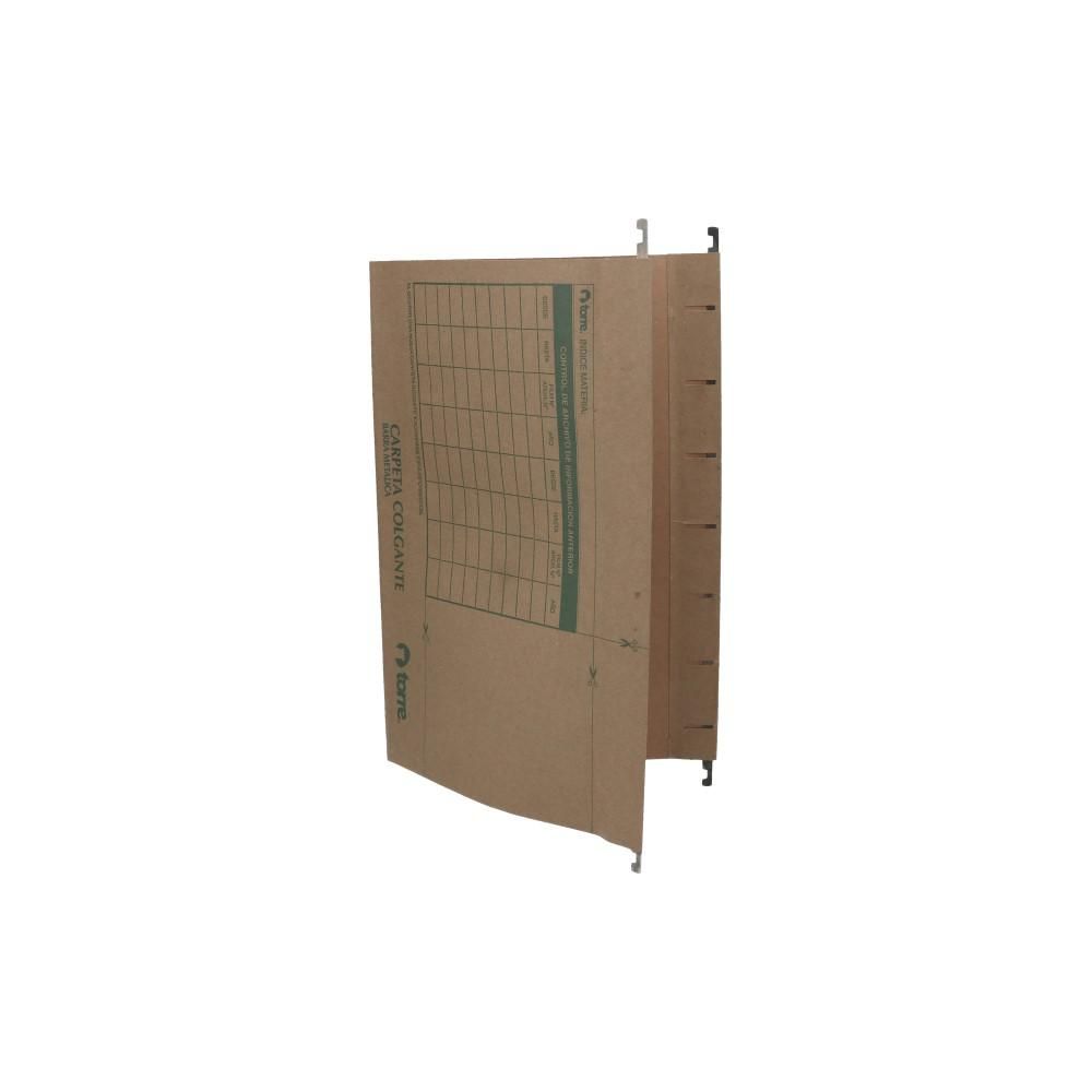 Carpeta Colgante Fleje Metal Kraft