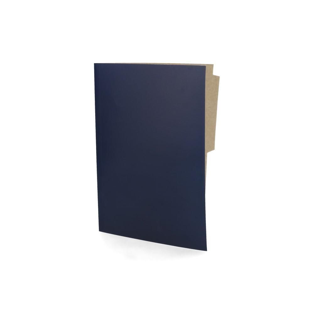 Carpeta Cartulina Dimerc Con Pestaña Pigmentada Azul Opaco 41 A 80 Hojas