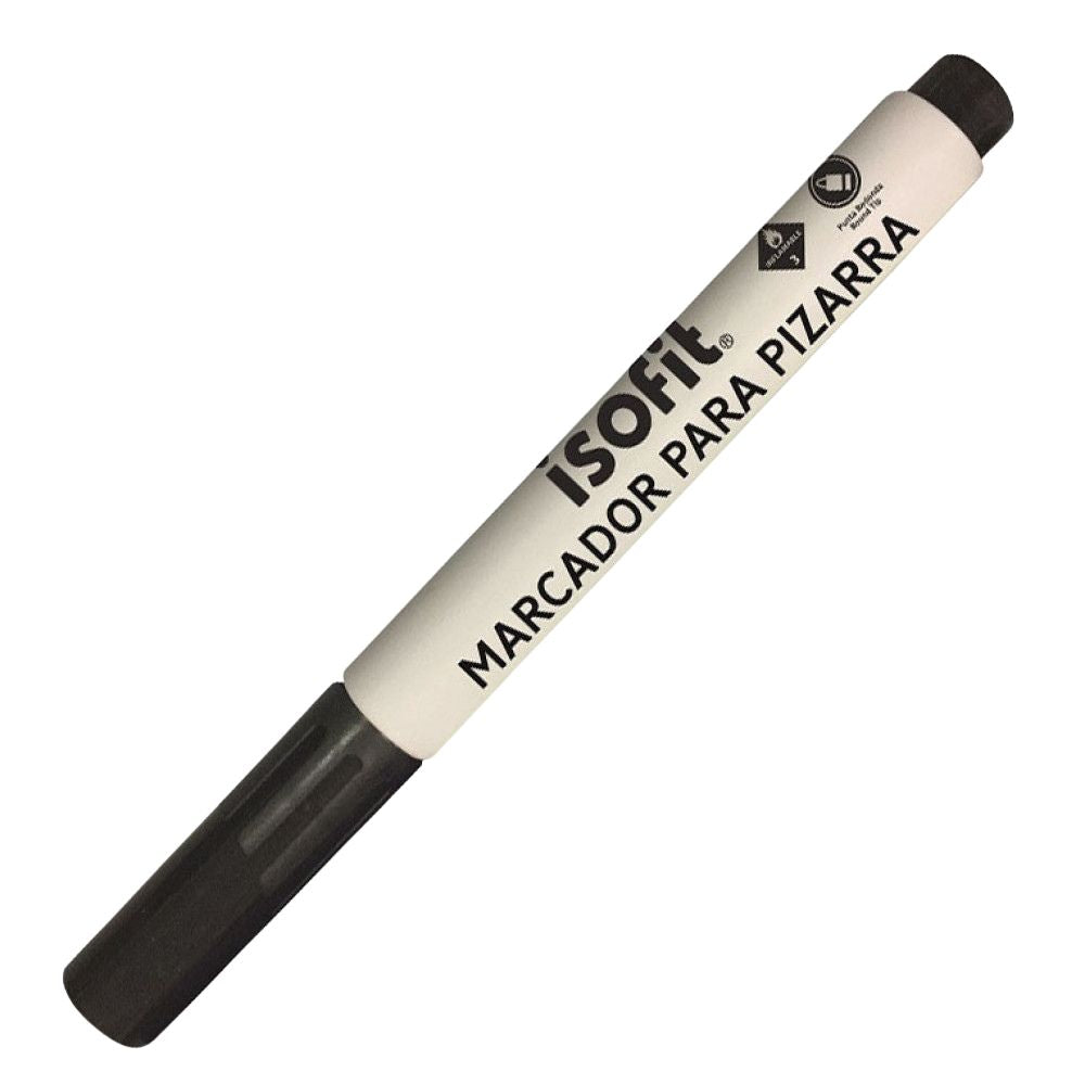 Marcador Pizarra Negro Punta Redonda