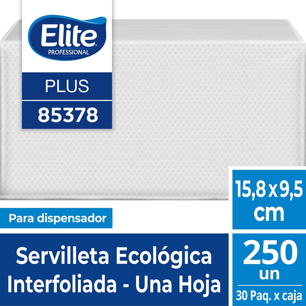 Servilleta Interfoliada Ecológica 1 Paquete x 250 Unidades
