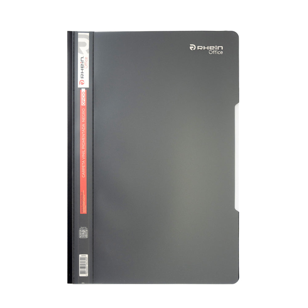 Carpeta Vinil Pigmentada Oficio Negro