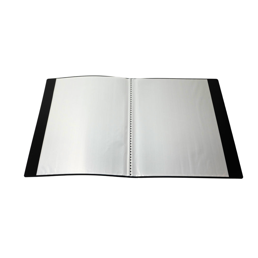 Carpeta Vinil A4 Con Fundas 20 Un Negra