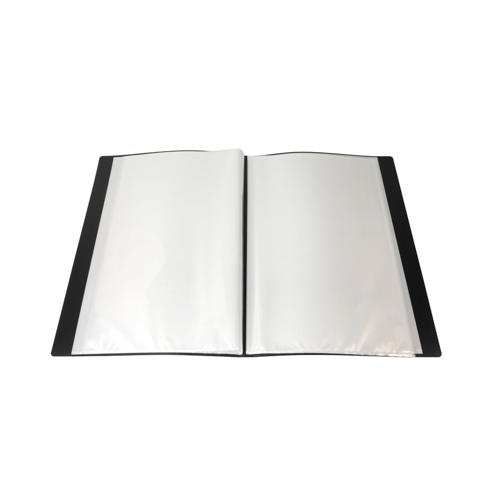 Carpeta Vinil Oficio Con Fundas 40 Un Negra