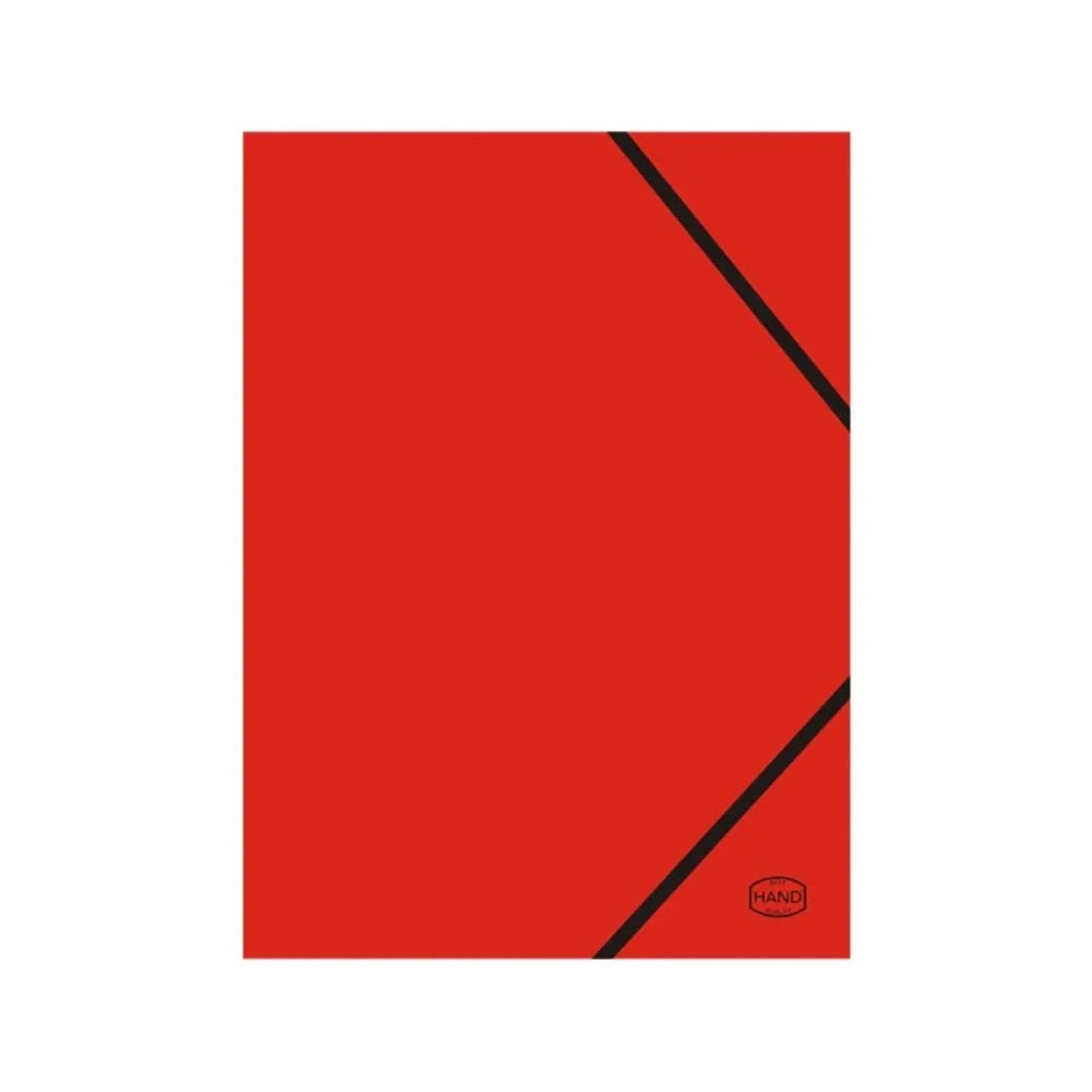 Carpeta Vinil Con Solapa Elástico Roja