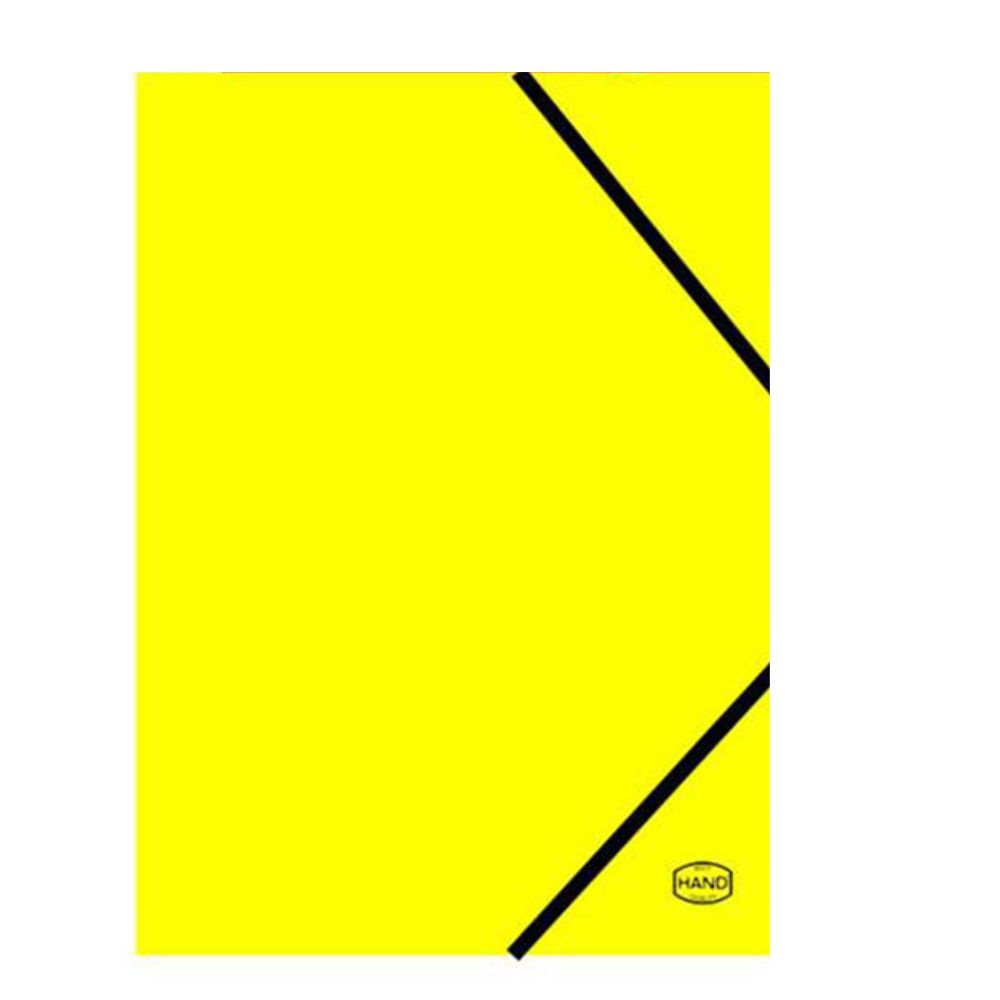 Carpeta Solapa Elástico Oficio Amarillo