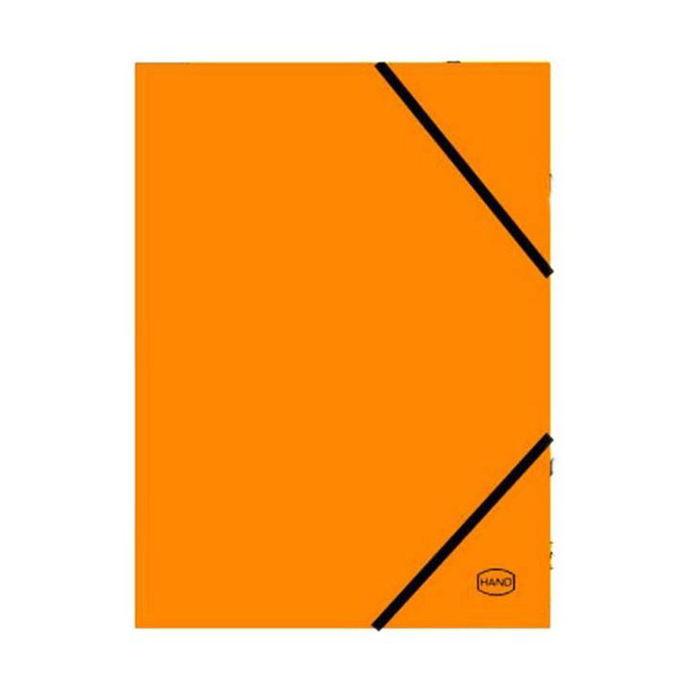 Carpeta Solapa Elástico Oficio Naranjo