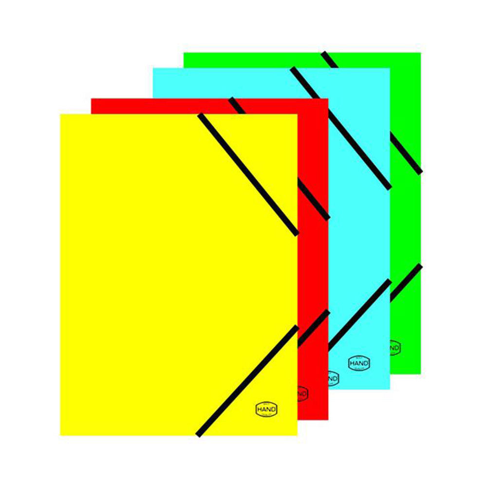 Carpeta Solapa Elástico Oficio Celeste