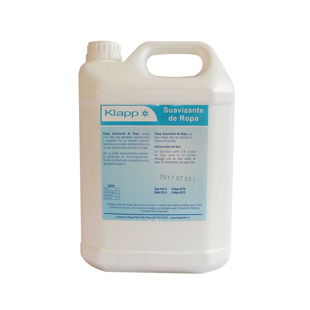 Suavizante Ropa Bidón 5 Lts