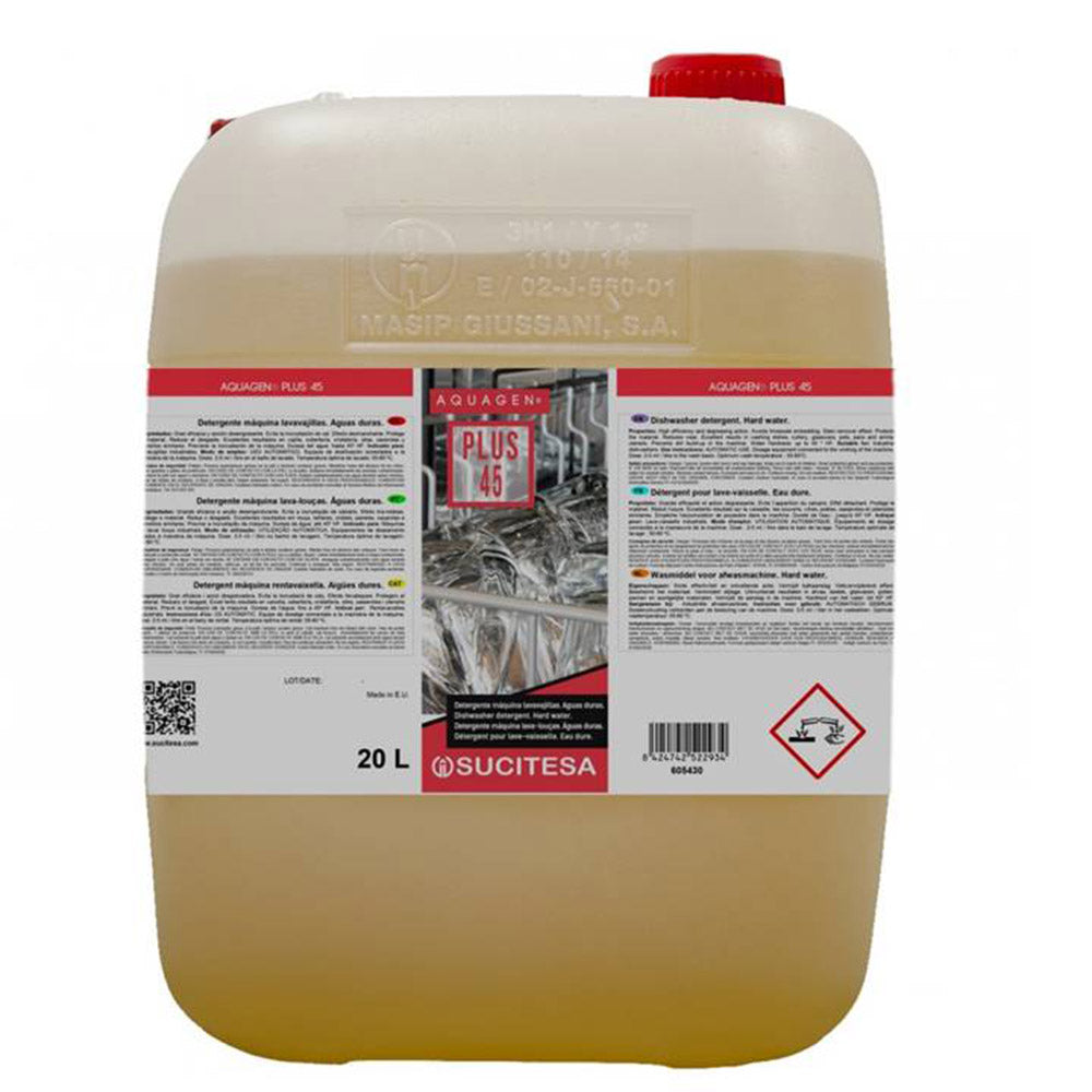 Detergente Lavavajillas 20 Lts Aquagen Plus 45