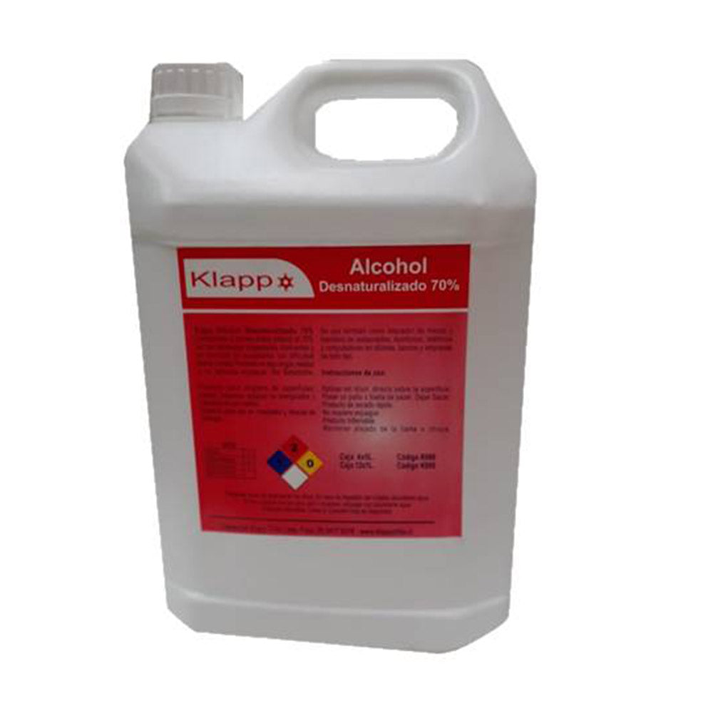 Alcohol Desnaturalizado 70% Bidón 5 Lt T