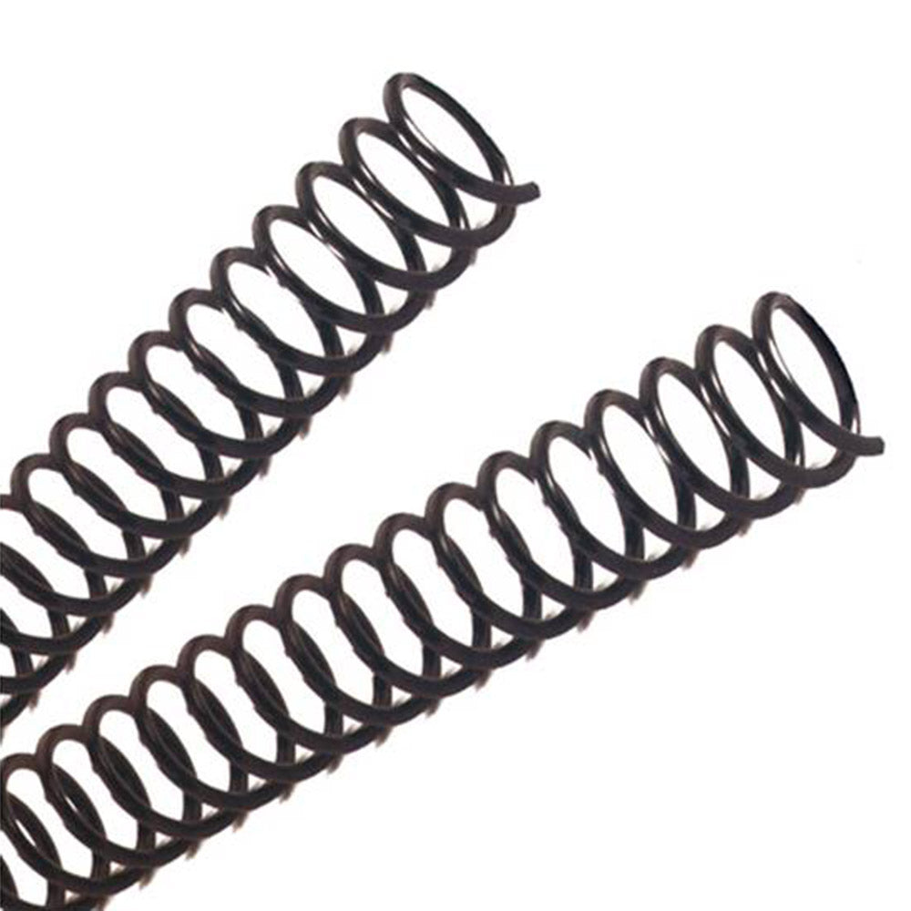 Espiral Negro 33Cms X 10Mm Caja 100 Unidades