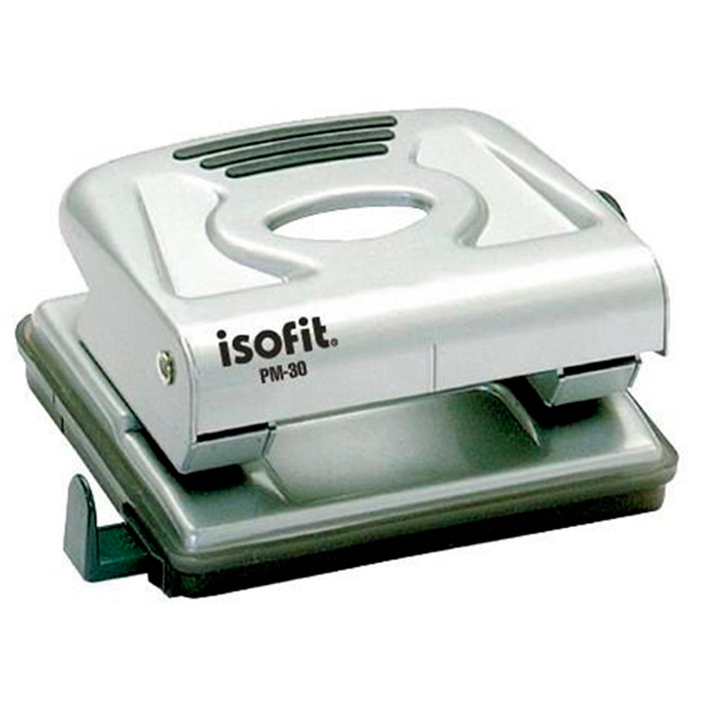 Perforadora Punch Gris 30 Hojas