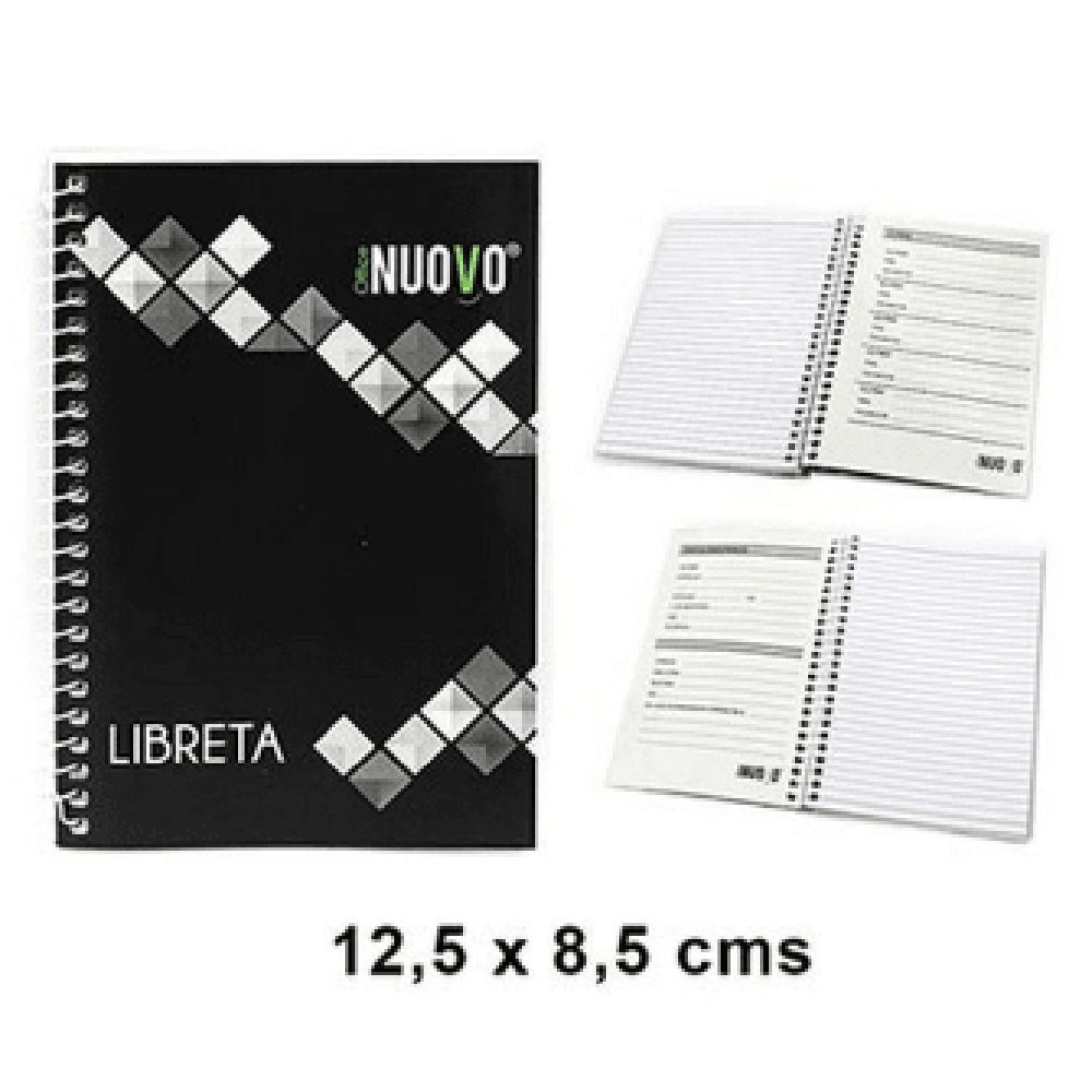 Libreta Espiral 8 X 12 Cm 60 Hojas