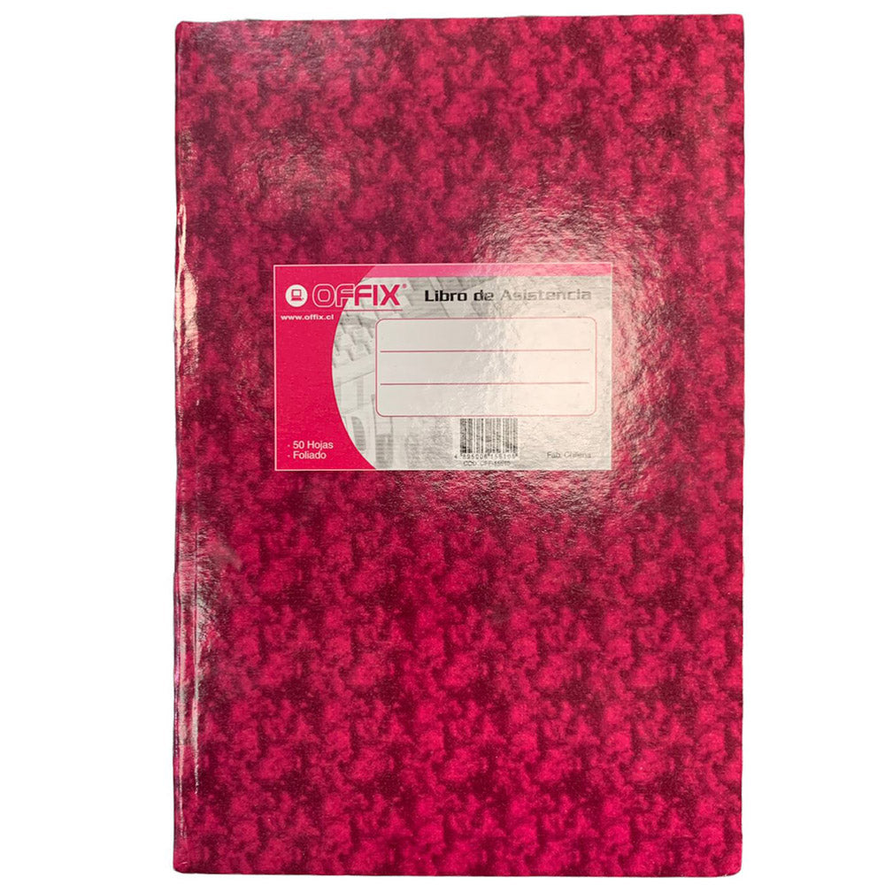 Libro De Asistencia 50 Hojas