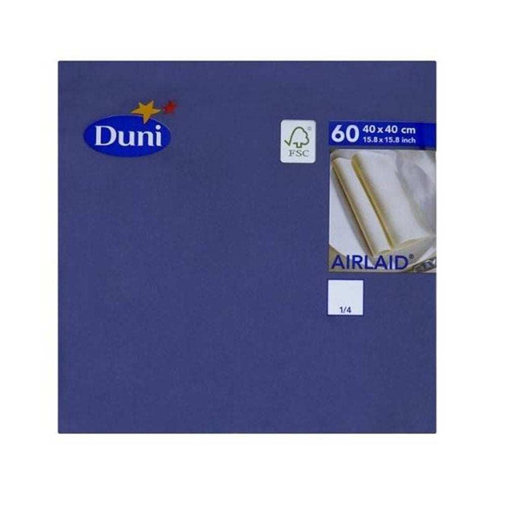 Servilleta 40X40 Cm Azul Paquete X 60 Unidades