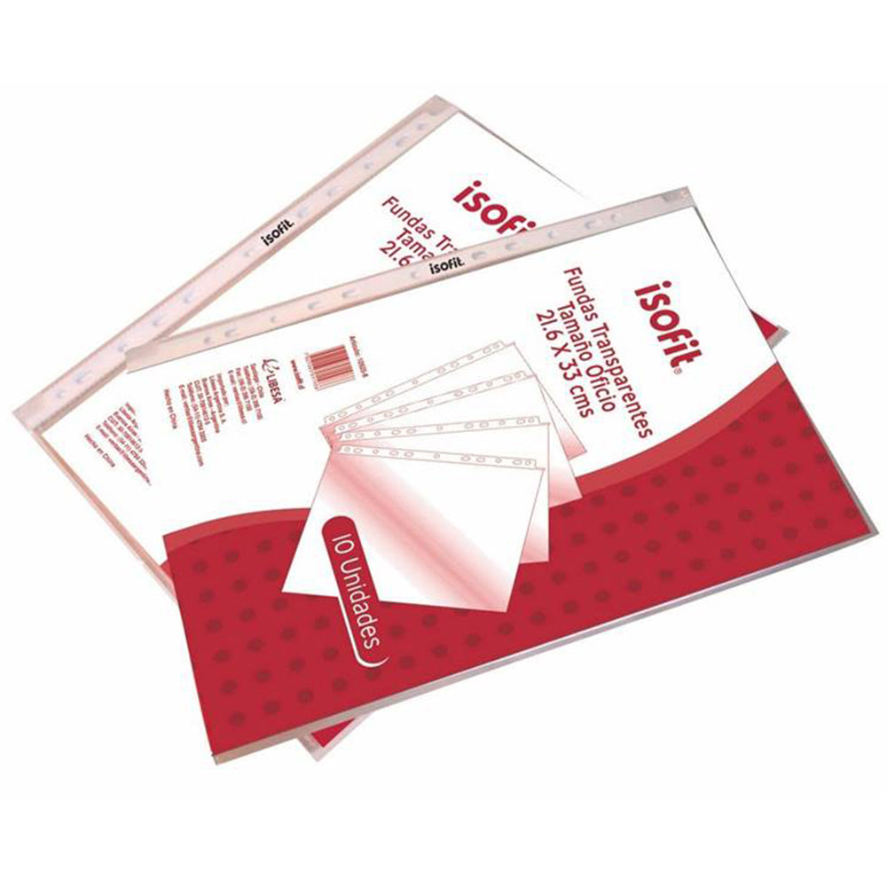 Funda Oficio Plástica 10 Unidades