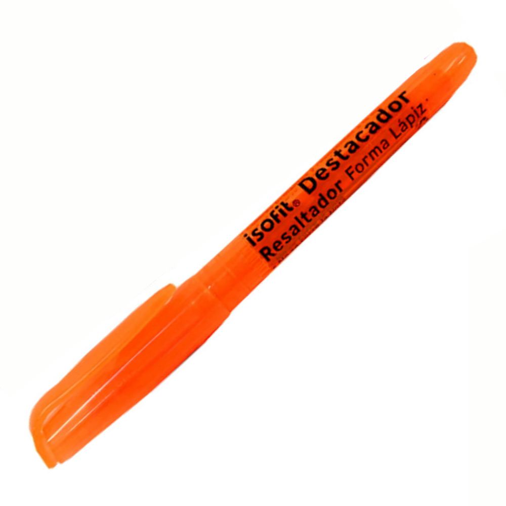 Destacador Naranjo Tipo Lápiz 25430