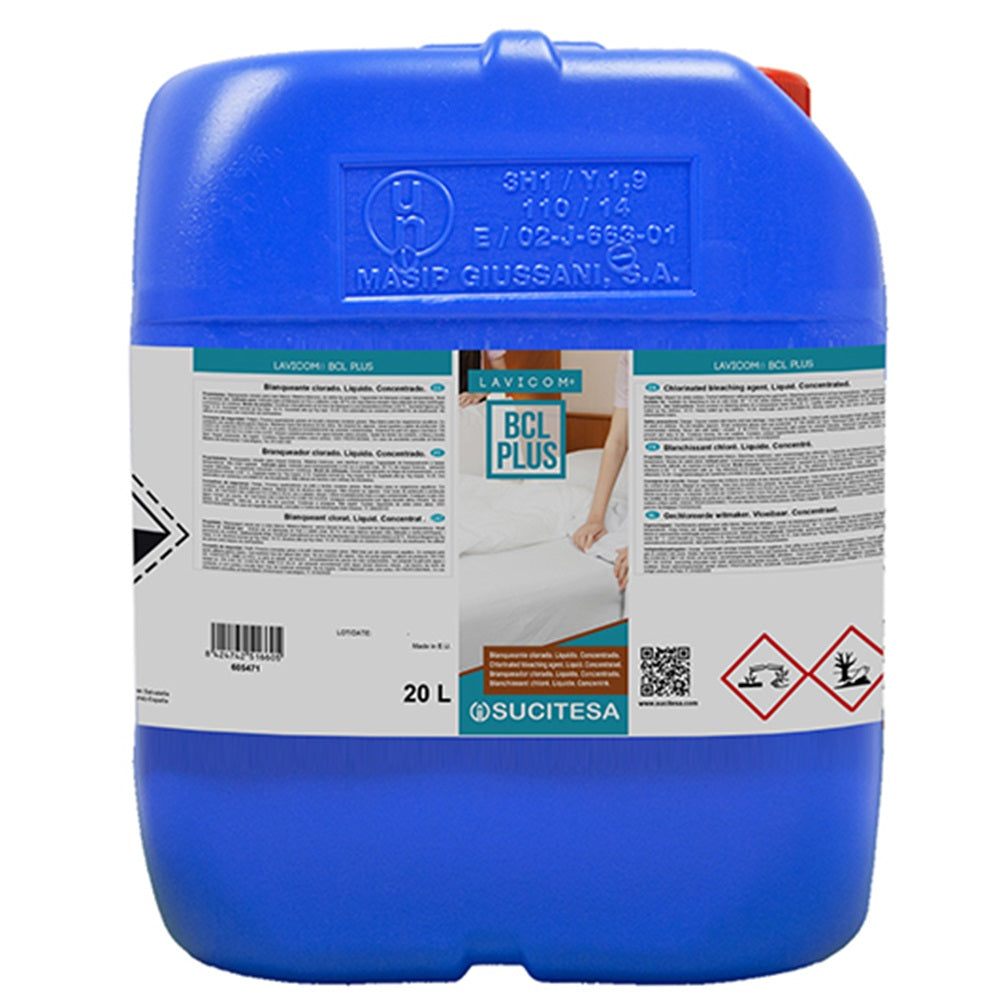 Blanqueador Clorado Bidón BCL Plus Lavicom 20 Lt