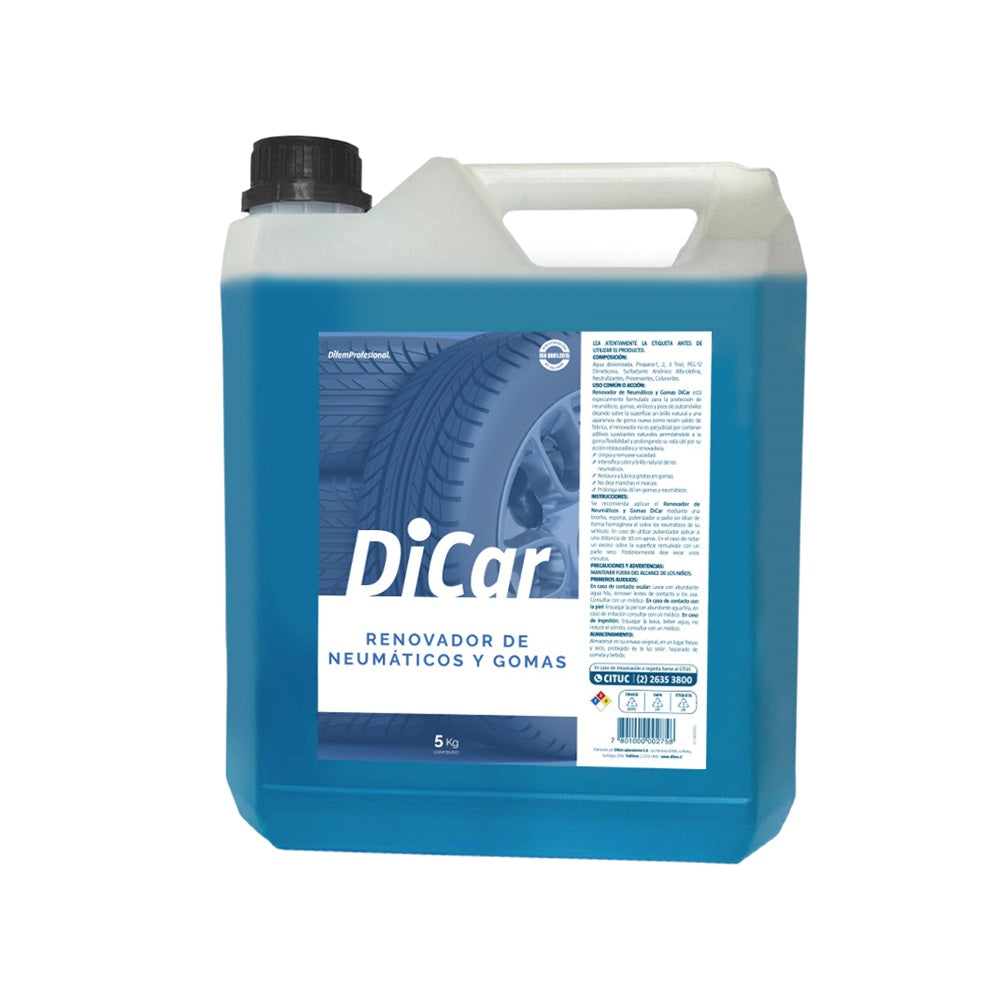 Renovador De Gomas Bidón 5 Lt Dicar