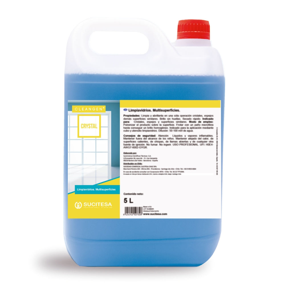 Limpiavidrios Vainilla Cleangen Crys 5 Lt