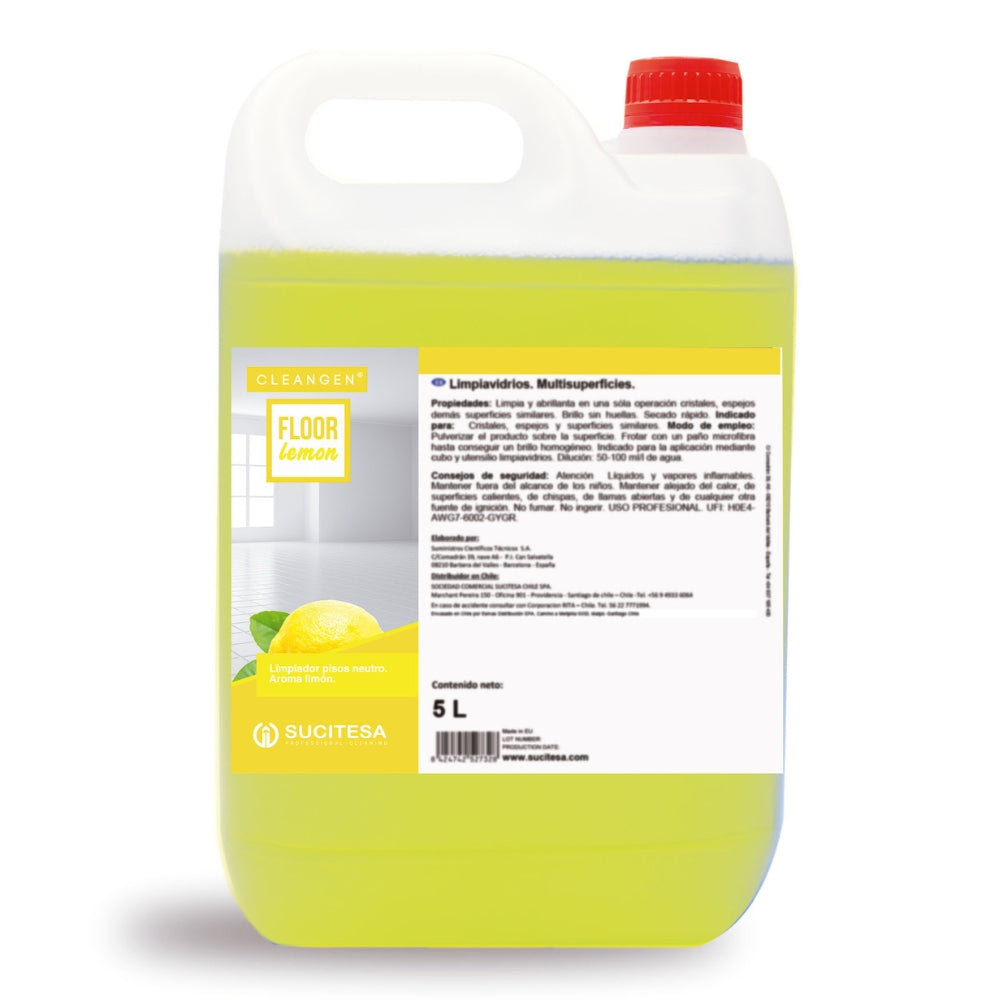 Limpiador De Pisos Limón Cleangen 5 Lt