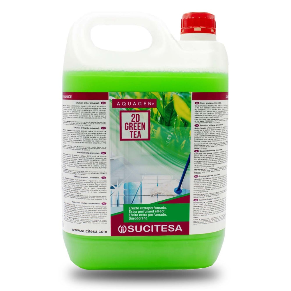 Mantenedor De Pisos Te Verde Aquagen 5 Lt