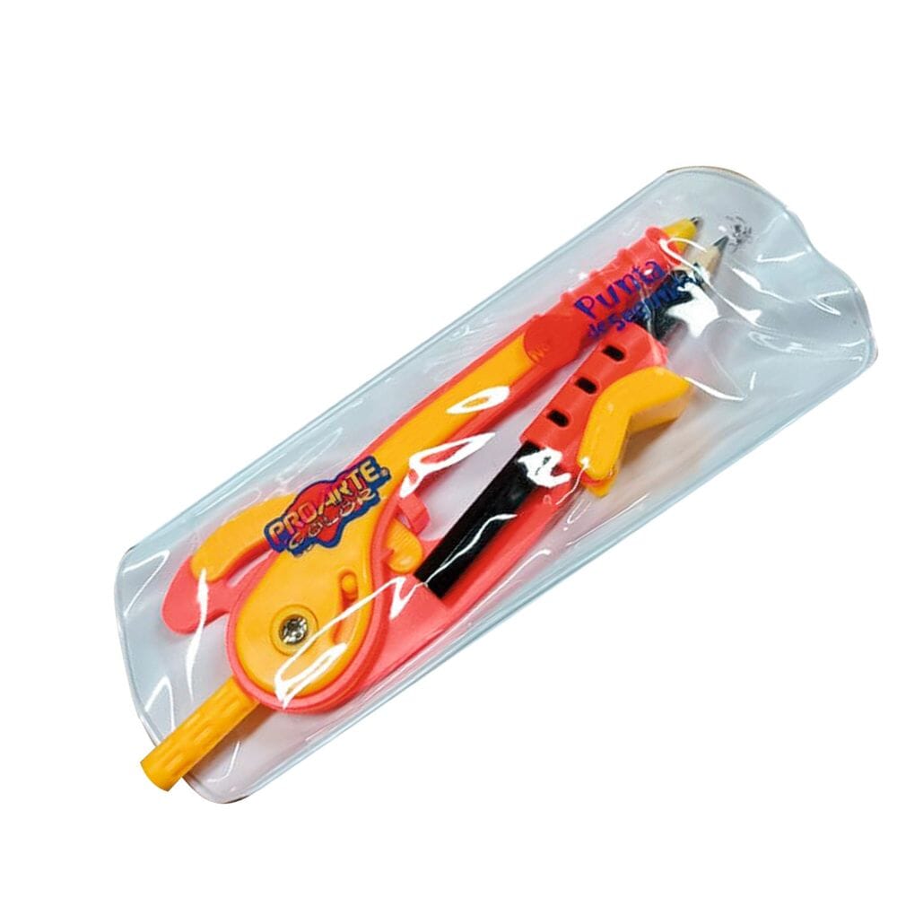 Compás Escolar Con Portalápiz