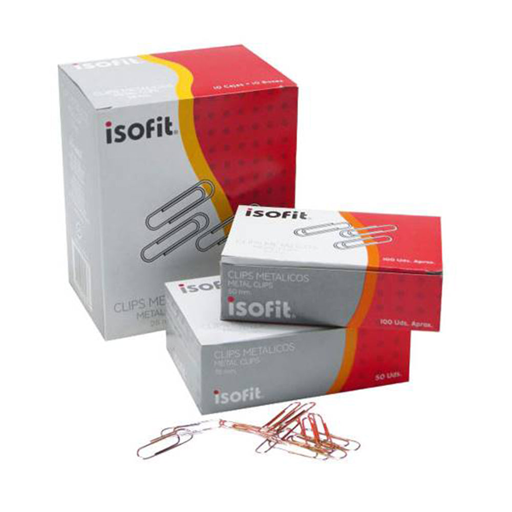 Clip N1 Red Cromado 28 Mm Metálico Caja