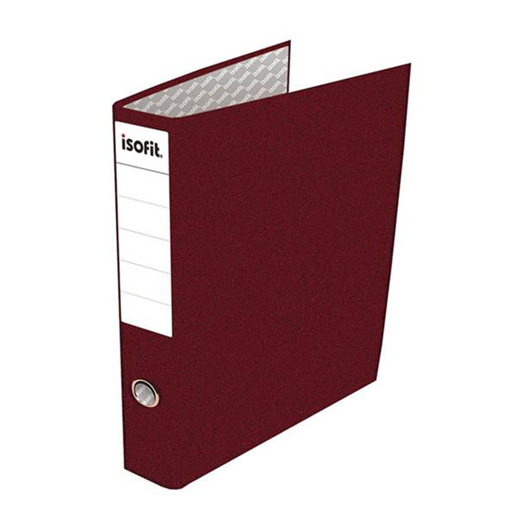 Archivador Carta Lomo Ancho Burdeo