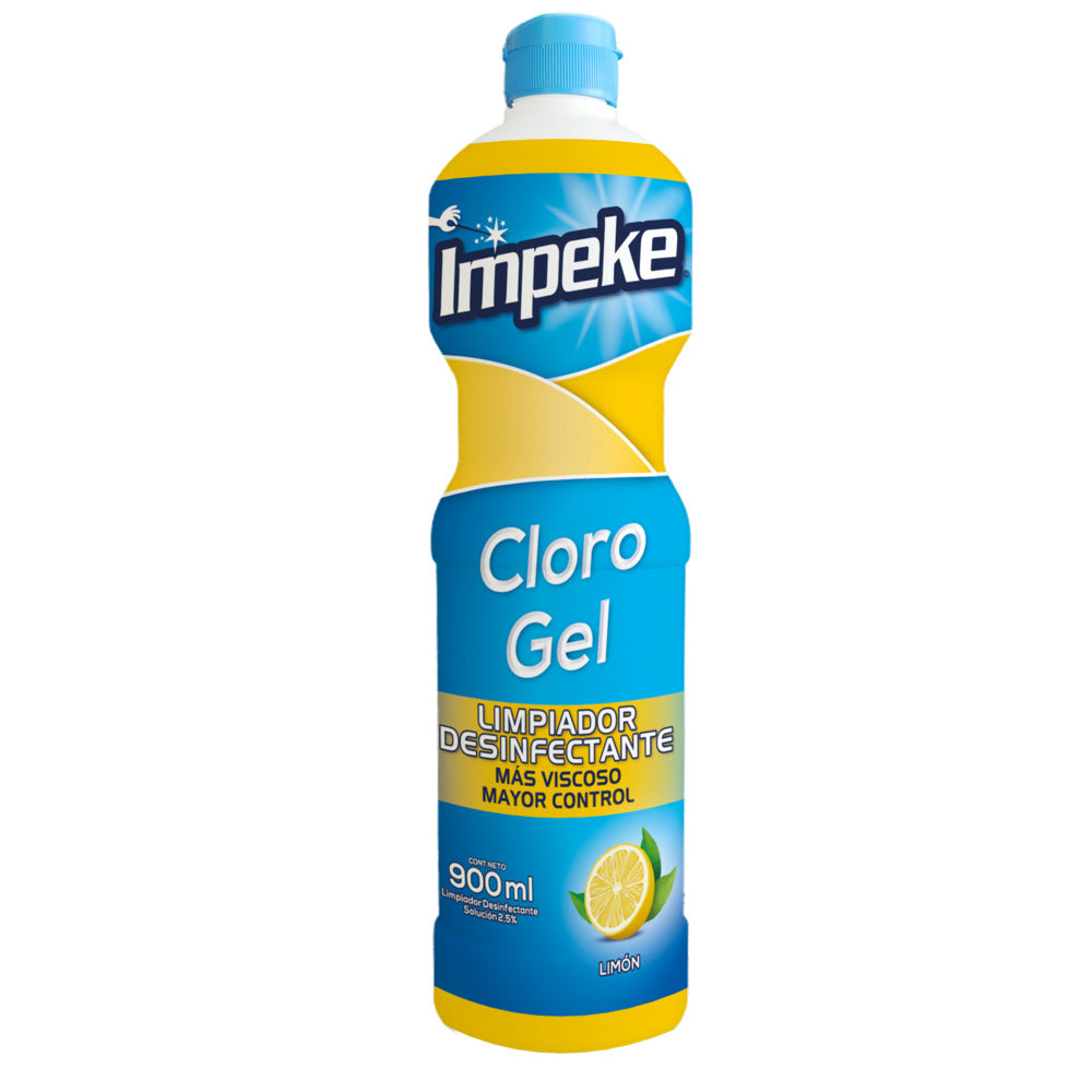 Cloro Gel Sanitizante Limón 900 Ml