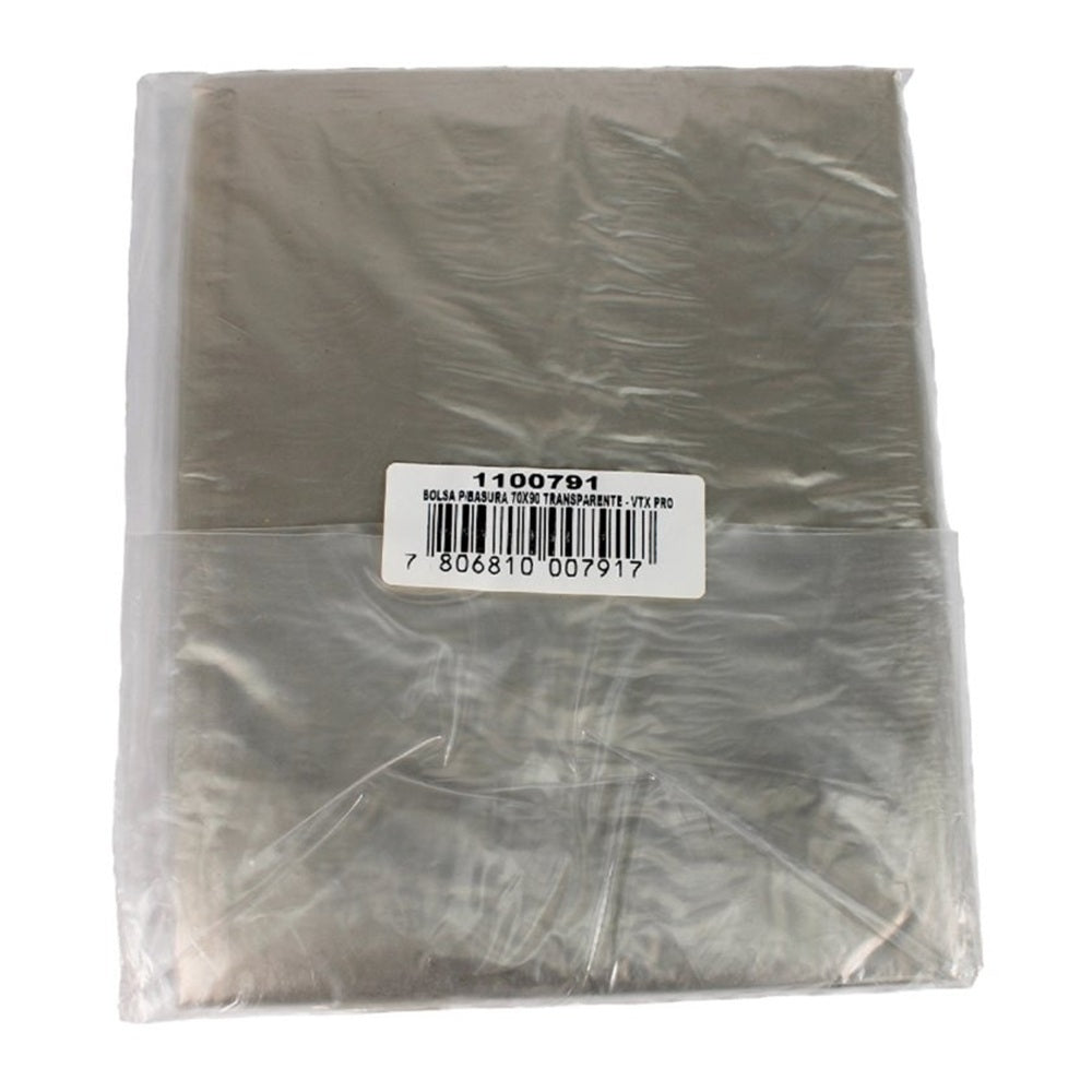 Bolsa Basura Plana 70X90 10 Un Transparente
