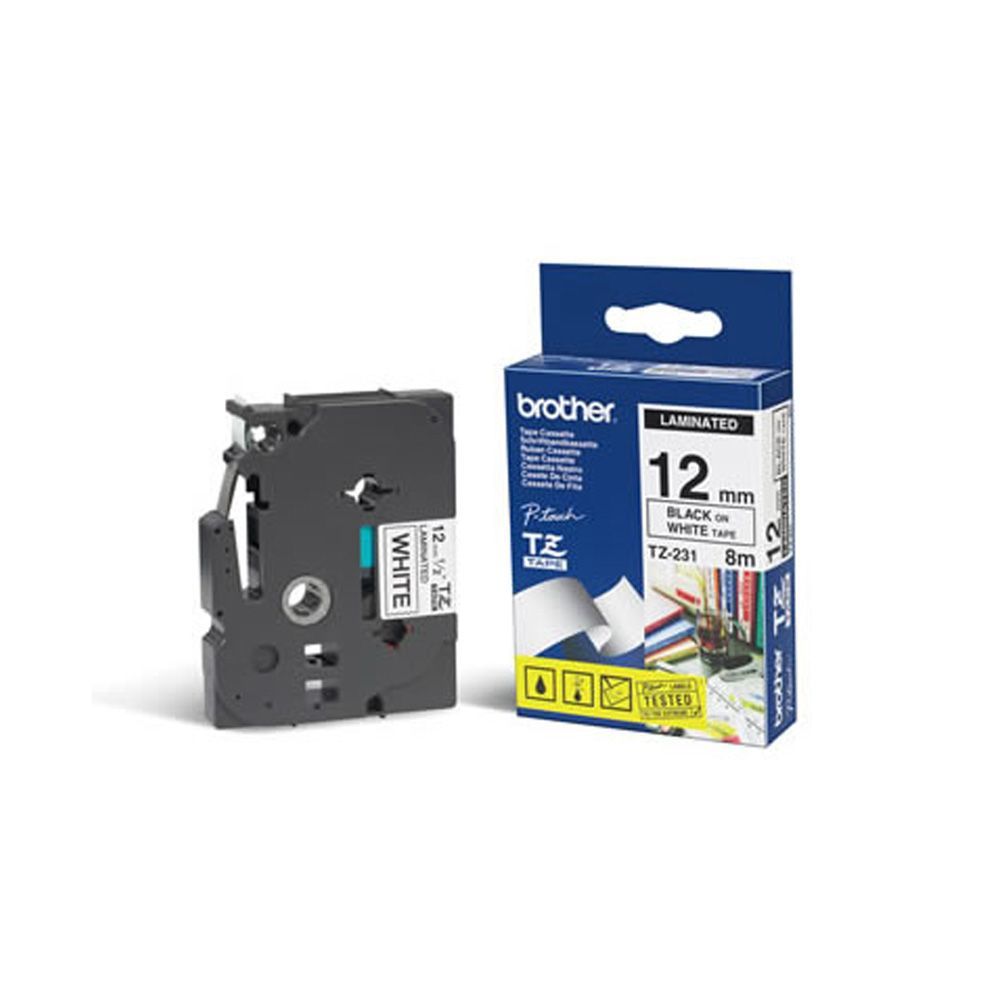 Cinta Rotuladora Tz231 Etiqueta 12 Mm