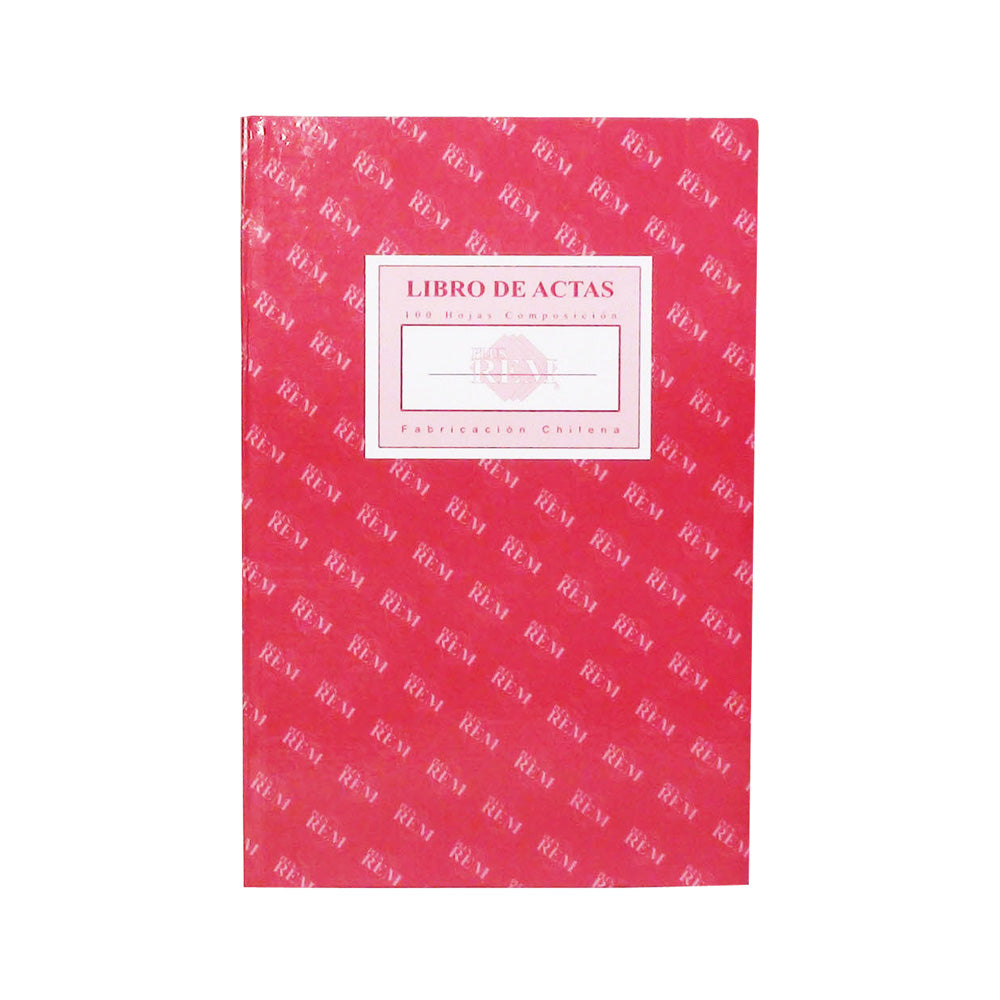 Libro Administrativo Acta Lineal Foliado 100 Hojas