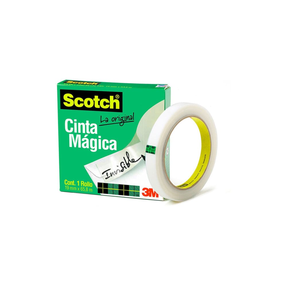 Cinta Adhesiva Magica 19 Mm 65.8 Mt Transparente 7.5 Cm Mod.810