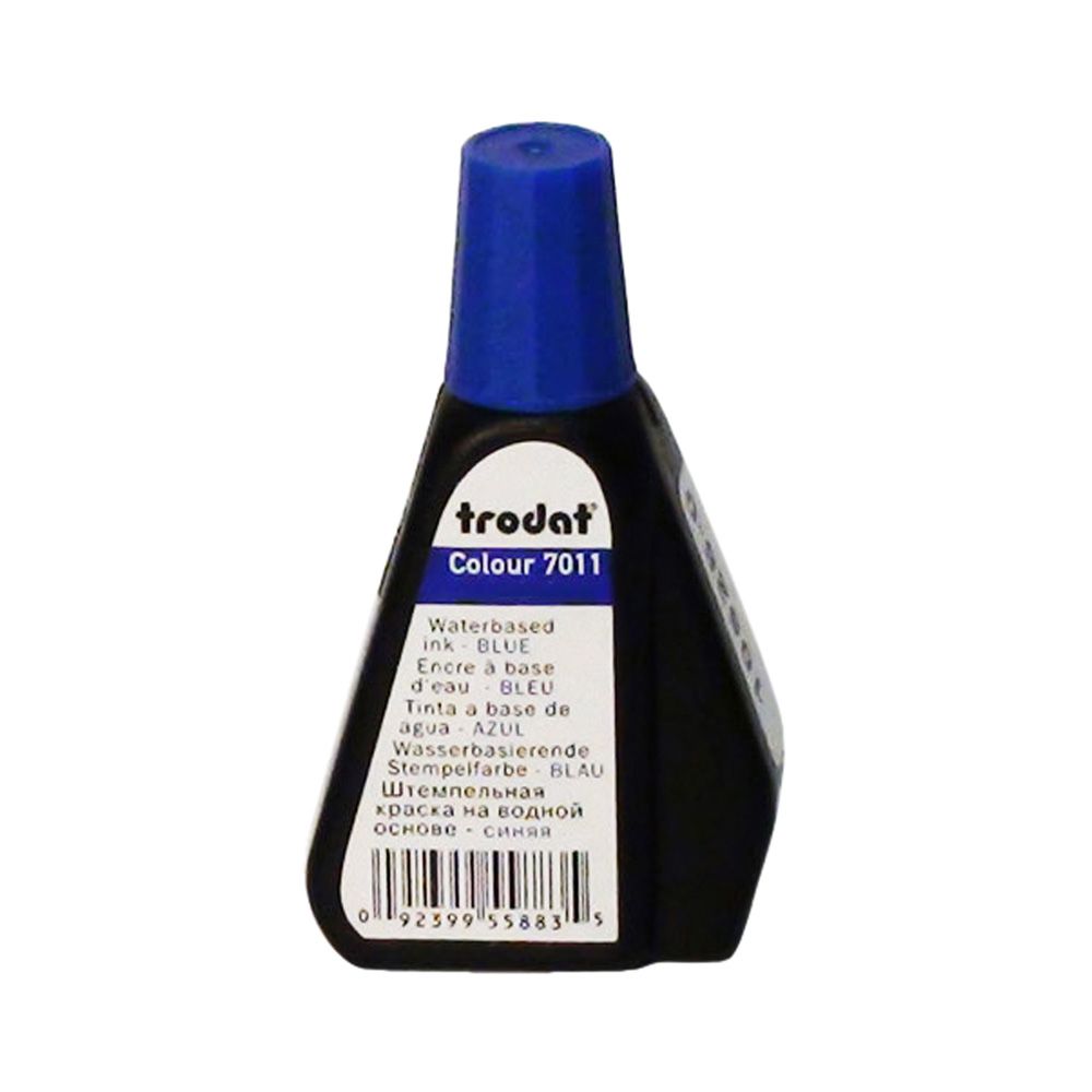 Tinta Para Tampón 28Cc 7011 Azul / Al Agua