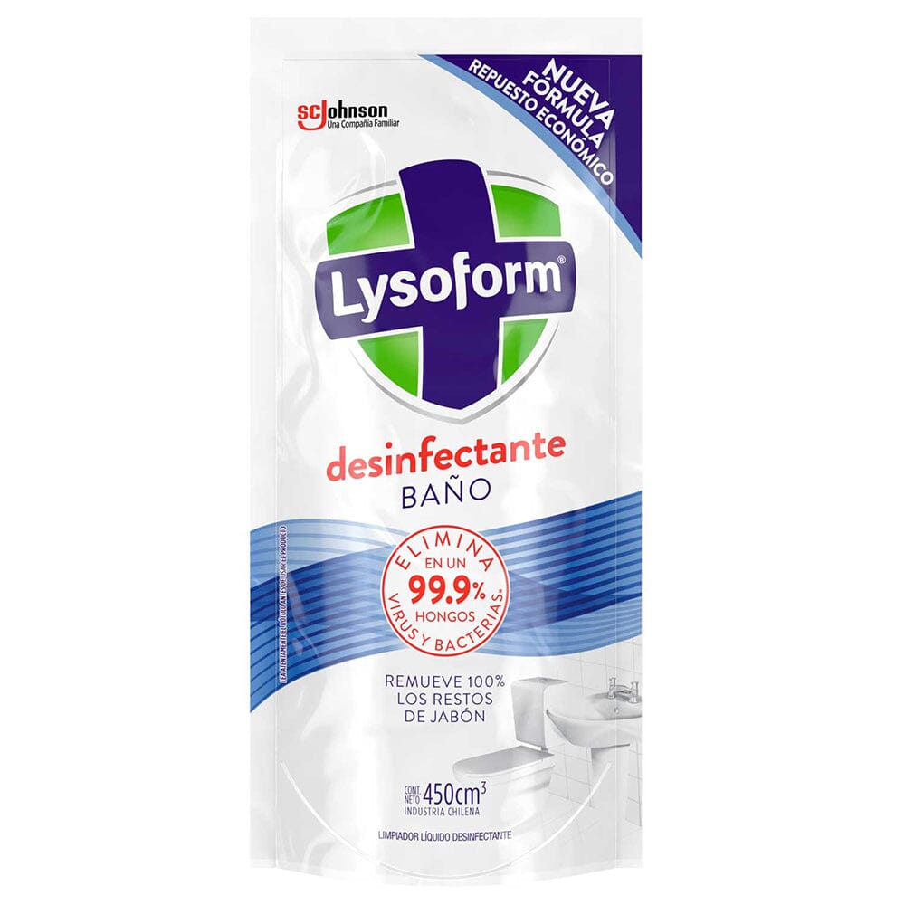 Limpiador Baño 500 cc Desinfectante Recarga Doypack