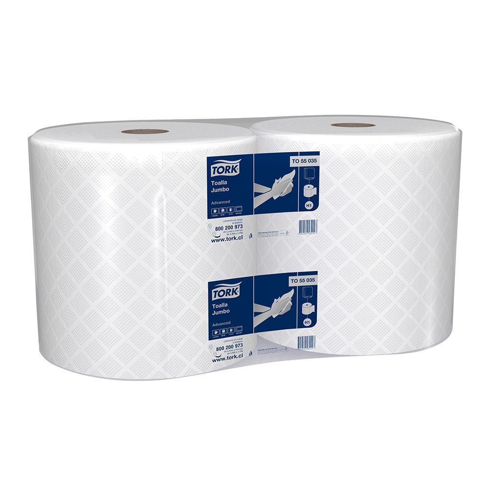 Toalla Papel Doble Hoja 200 Mt 2 Rollos Advanced