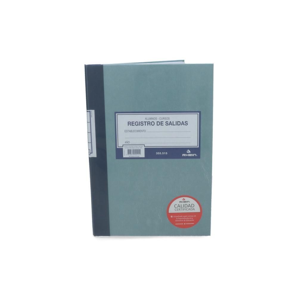 Libro Registro De Salidas Alumnos Cursos