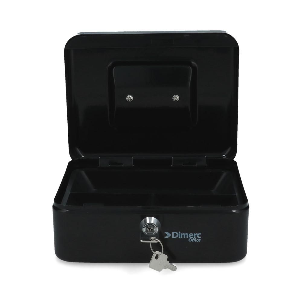 Caja Seguridad Metálica Con Chapa 8 Pulgadas