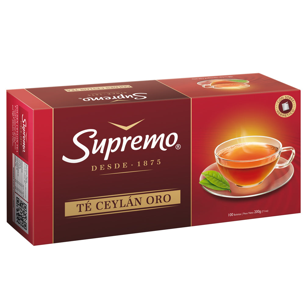 Té Negro Ceylan Oro 100 Bolsas