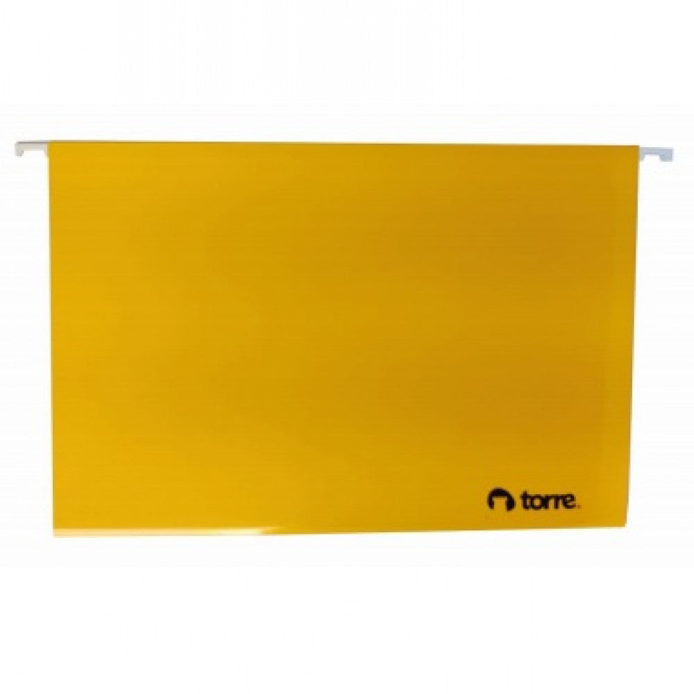 Carpeta Amarillo Colgante Fleje Metal