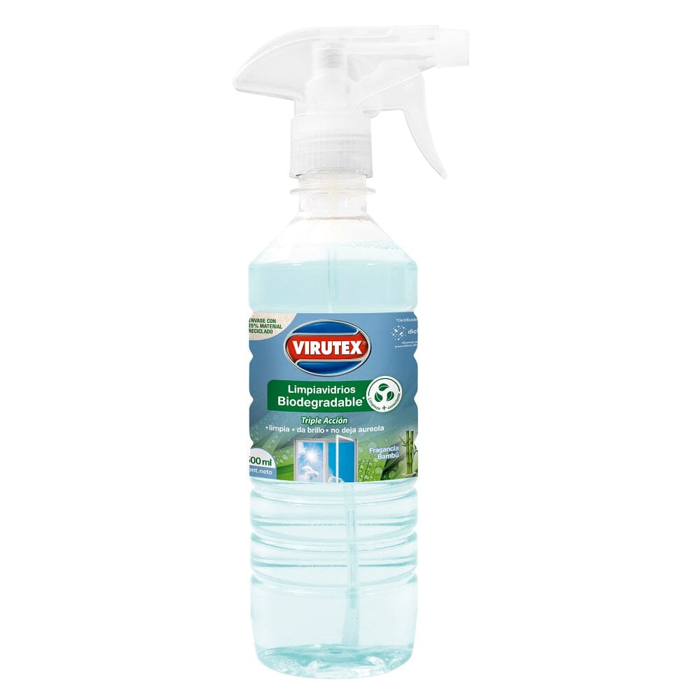Limpiador Vidrios Biodegradable Bambú 500 ml