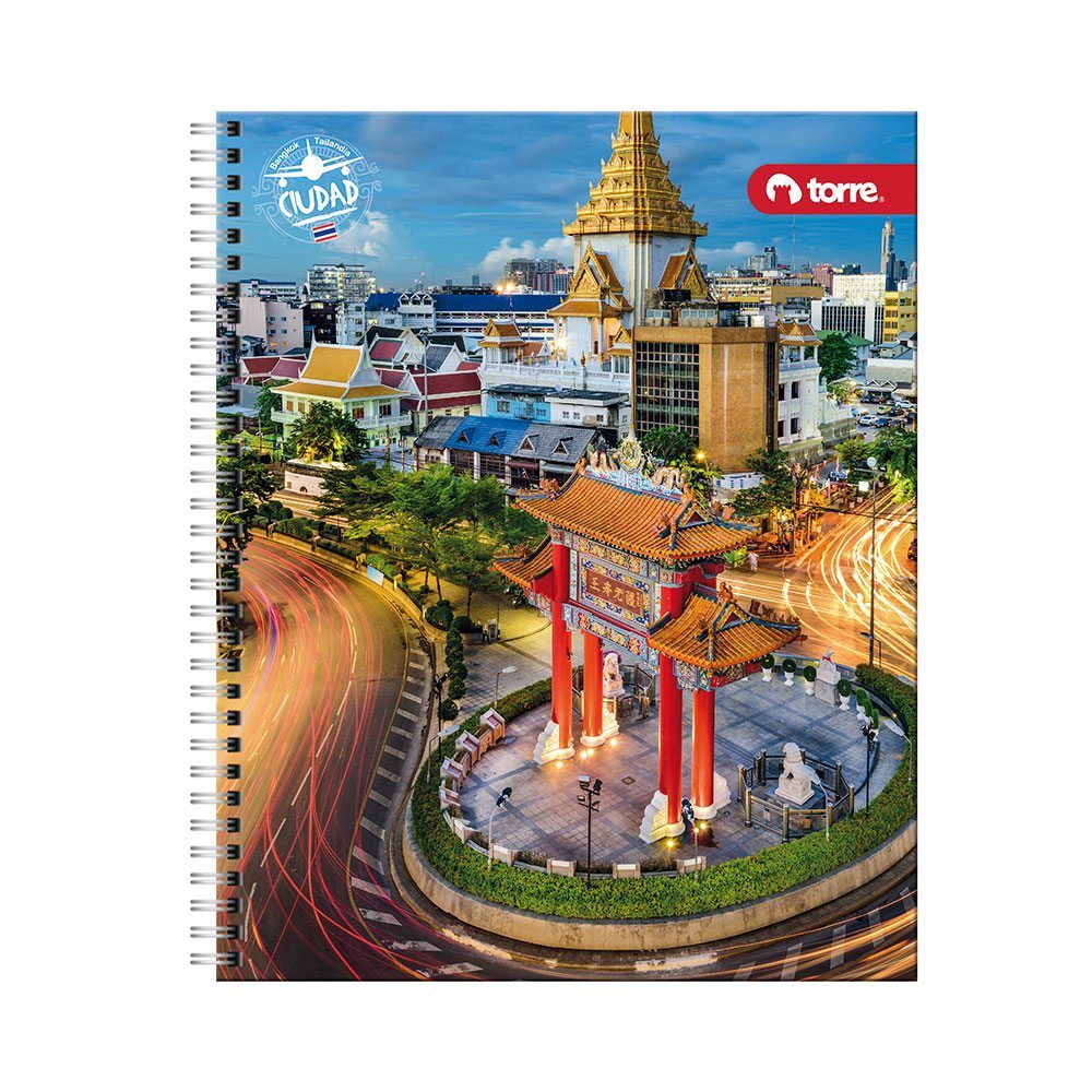 Cuaderno Universitario Matemática 7 Mm 100 Hojas Clásico Ciudad