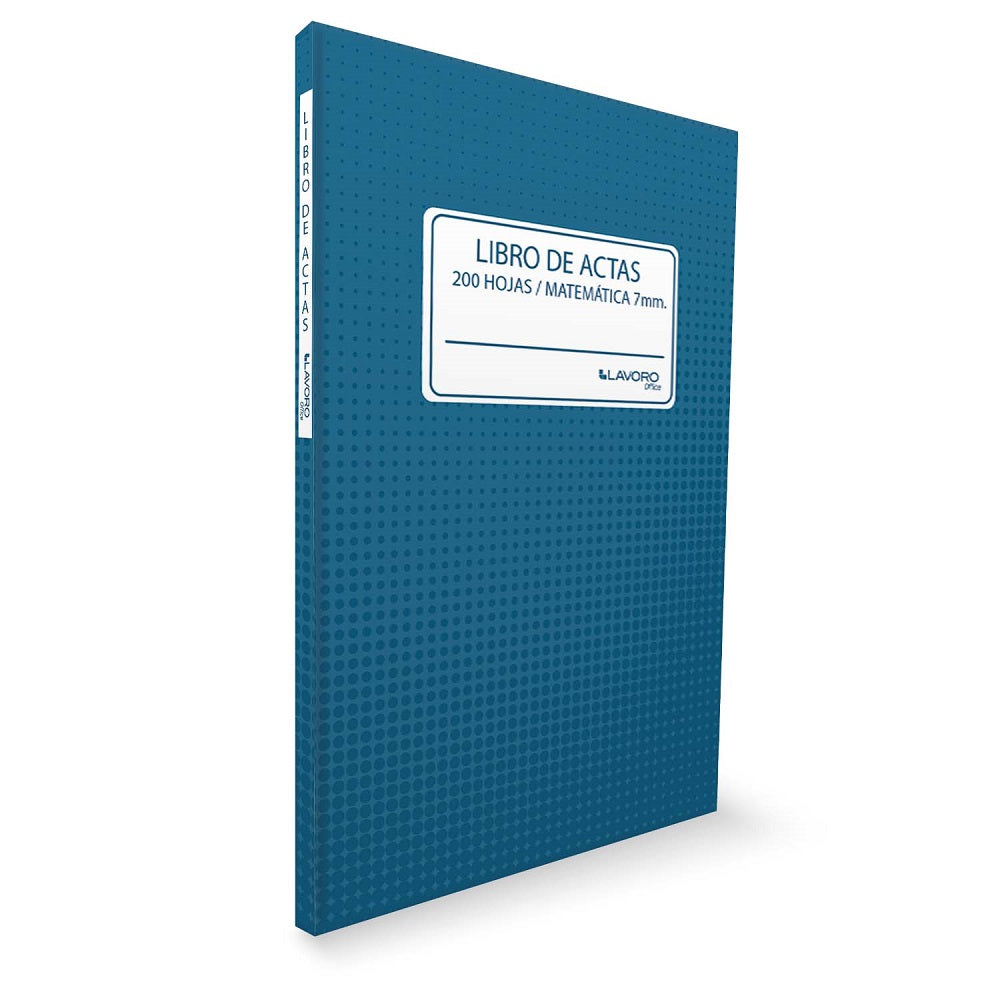 Libro De Actas 200 Hojas Foliado 7Mm