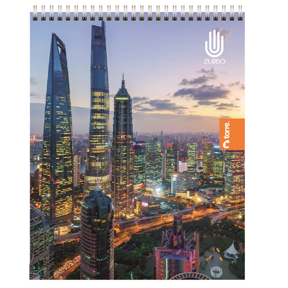 Cuaderno Universitario Para Zurdos 7 Mm 100 Hojas